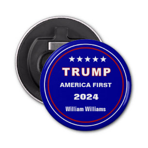 Collectable Name, Trump America First Magnet Bottle Opener