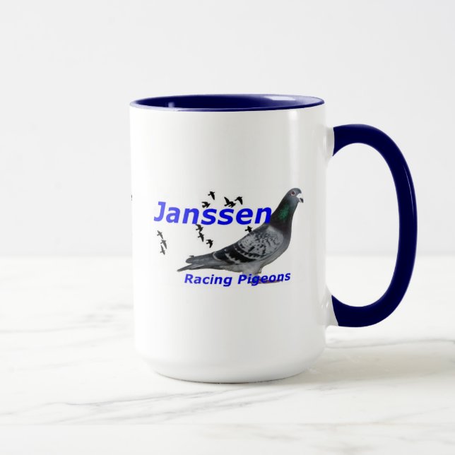 Collectable series  Janssen Racing Pigeons Mug (Right)
