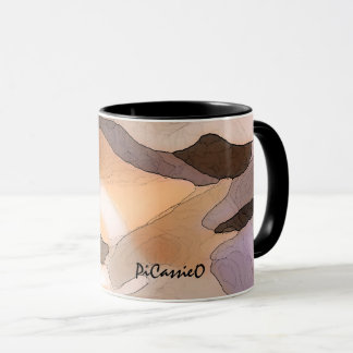 Collectable Subtle Colour Abstract Art Mug
