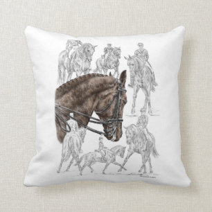 Collected Dressage Horses FEI Cushion