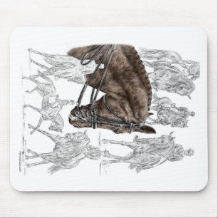 Collected Dressage Horses FEI Mouse Mat