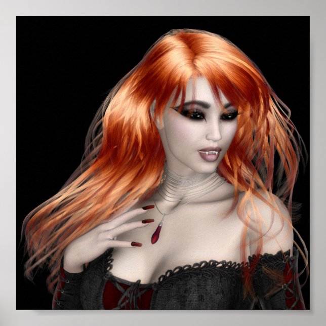 ♥ Collectible Vampire Doll Art ♥ (vampire3) Poster (Front)