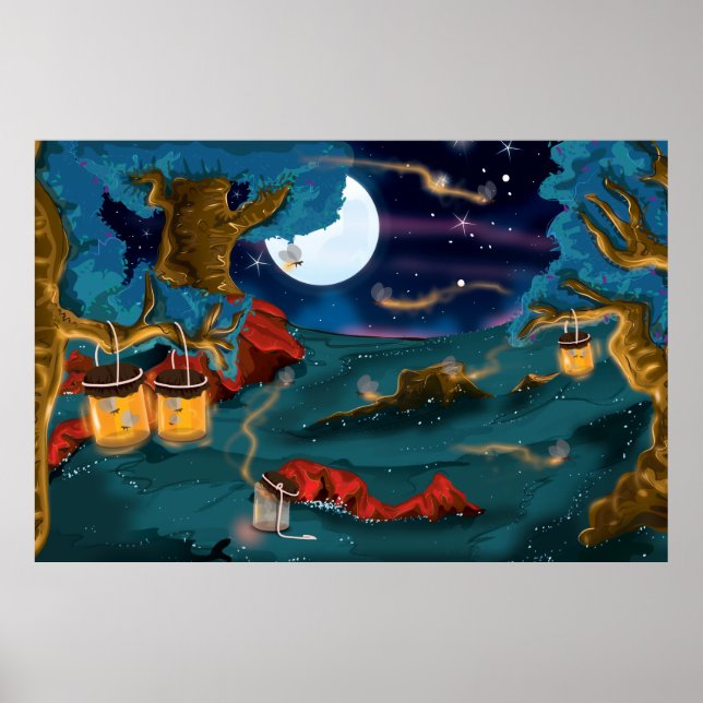 Collecting Fireflies Poster (Front)