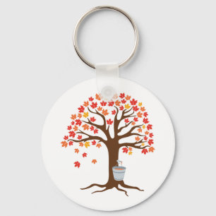 Collecting Syrup Key Ring
