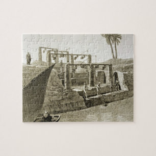 Collecting Water from the Nile, plate 6 from Volum Jigsaw Puzzle