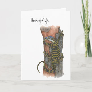 Collection Australian Lizard Note Card