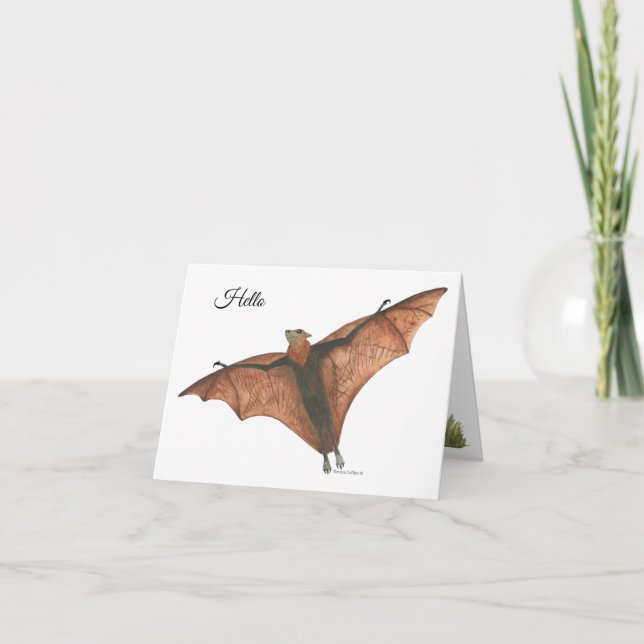Collection Bat Note Card (Front)