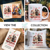 GOLDEN RETRIEVER SANTA HAT CHRISTMAS SINGLE PHOTO HOLIDAY POSTCARD