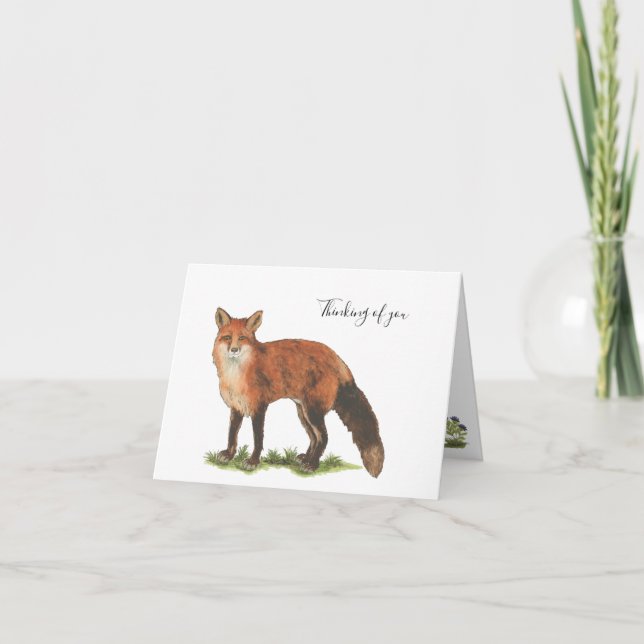 Collection Fox Note Card (Front)