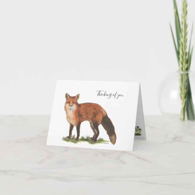 Collection Fox Note Card (Front)