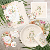 Hawaiian Luau Sweet Sixteen Floral Pattern ID1092 Balloon