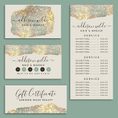 Holographic Signature Script Modern Glam Glitter Door Sign