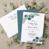 Lush Greenery and Eucalyptus Art Business Card (Personalise this independent creator's collection.)