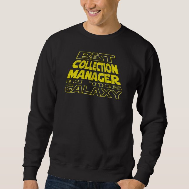 Collection Manager  Space Backside Design Sweatshirt (Front)