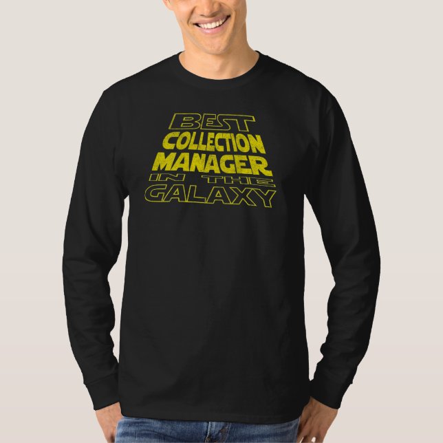 Collection Manager  Space Backside Design T-Shirt (Front)
