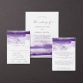 Modern Watercolor | Purple Business Card (Personalise this independent creator's collection.)