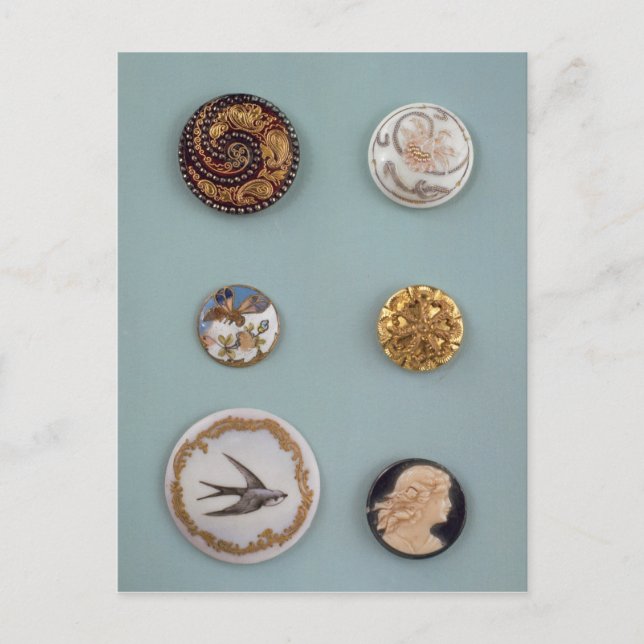 Collection of buttons postcard (Front)