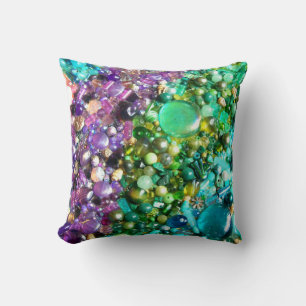 Collection of Colourful Beads Cushion