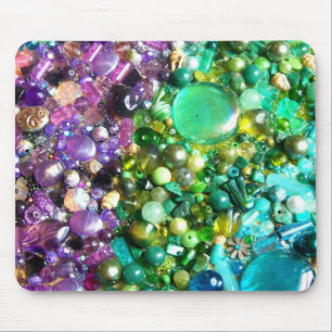 Collection of Colourful Beads Mouse Mat