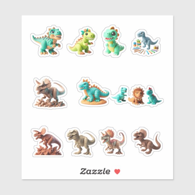 collection of dinosaures (Sheet)