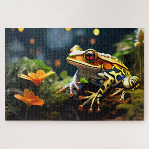 Collection of Jigsaw Puzzle Frogs Costa Rica