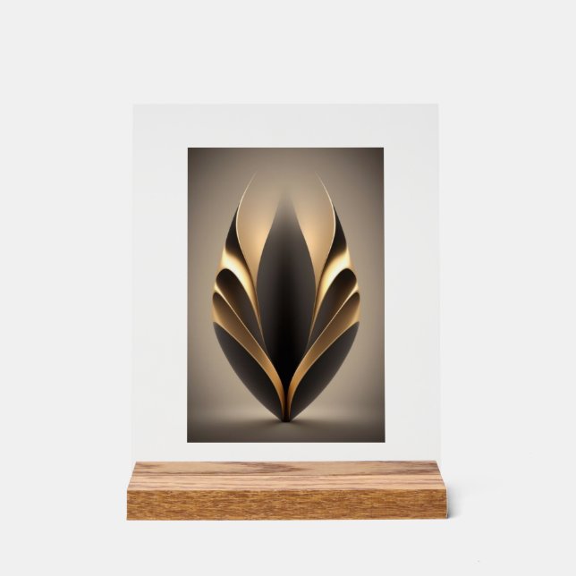 Collection of Modern Design Vases – Scu Set Acrylic Sign (Front)