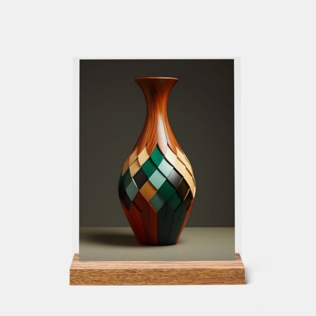 Collection of Modern Design Vases – Scu Set Acrylic Sign (Front)