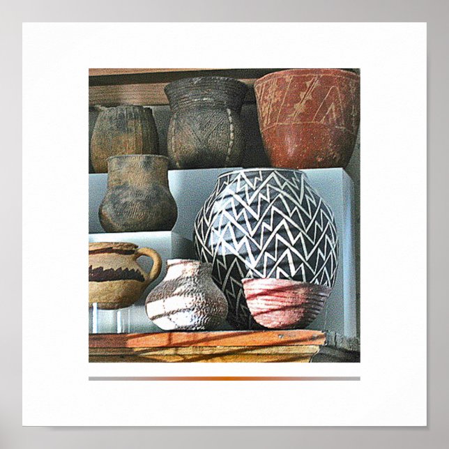 Collection of Native American Pottery poster (Front)