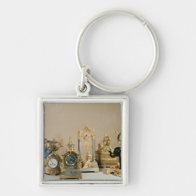 Collection of Pendules de Paris Key Ring (Front)