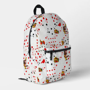 Collection Of Playing Cards Printed Backpack