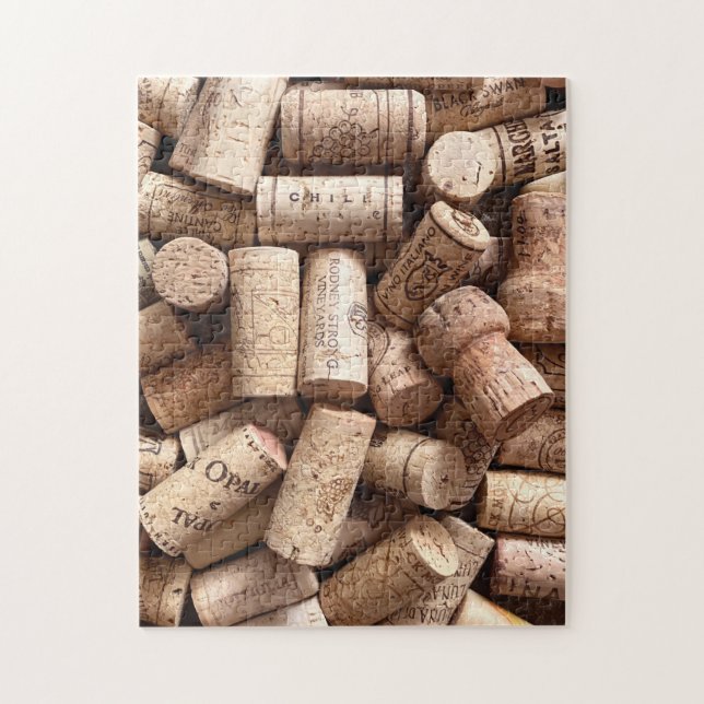 Collection of Red and White Wine Corks Jigsaw Puzzle (Vertical)