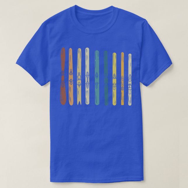 Collection of ski boards T-Shirt (Design Front)