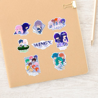 Collection Of Wingz Stickers - Sheet 3