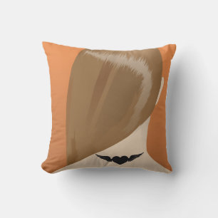 Collection Of Woman Neck Tattoo Art Print, No 1/10 Cushion