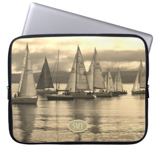 Collection of Yachts in Scotland. Laptop Sleeve