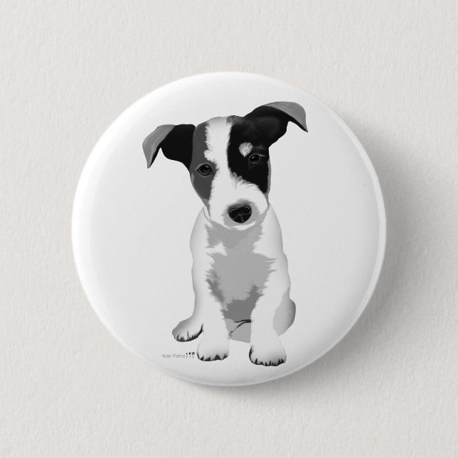 Collection "Pilou" création illustration 6 Cm Round Badge (Front)
