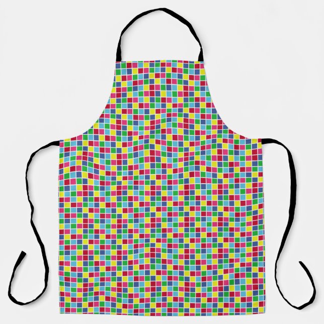 Collection vintage background design with colourfu apron (Front)