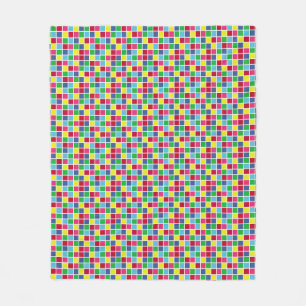 Collection vintage background design with colourfu fleece blanket
