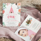 Wild One | Floral Teepee First Birthday Stickers