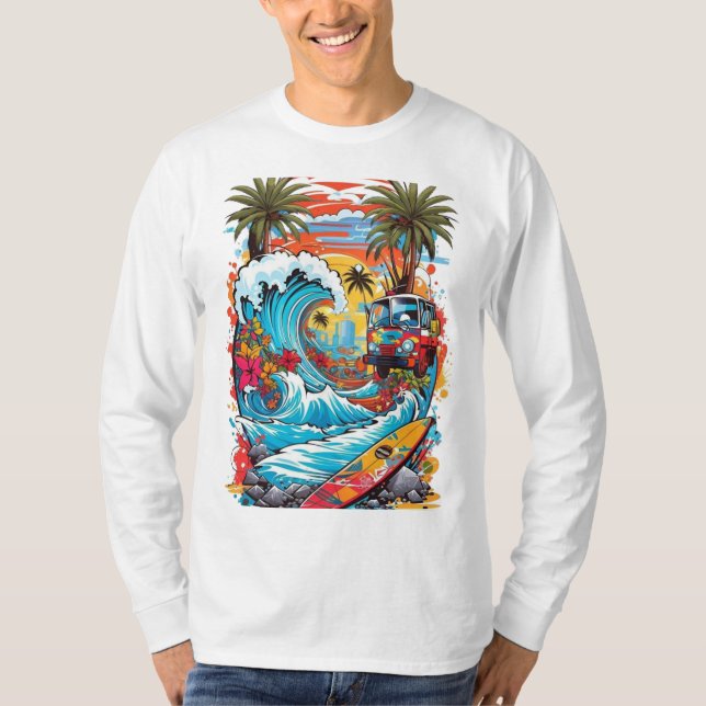 CollectionClassic Fit Long Sleeve Tee - Vogue Voya (Front)