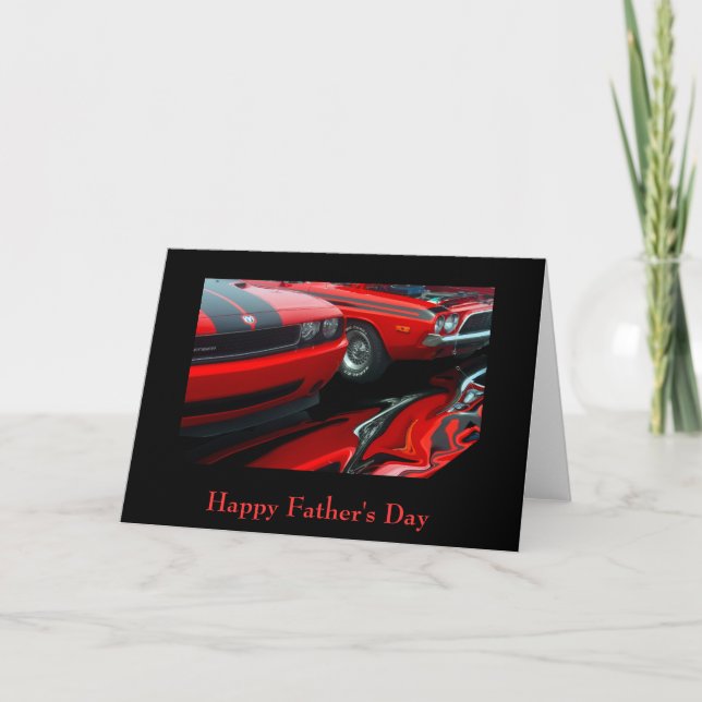 Collector Car, Hotrod, Father's Day Card (Front)