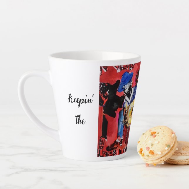 Collector Keepin' The Blues Alive Latte Mug (In Situ)