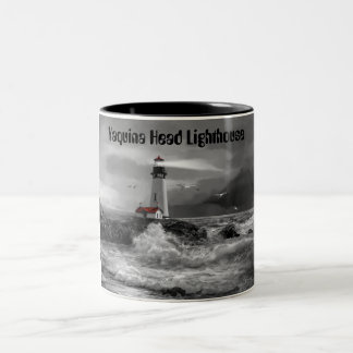 Collector mug, Yaquina lighthouse Oregon Two-Tone Coffee Mug