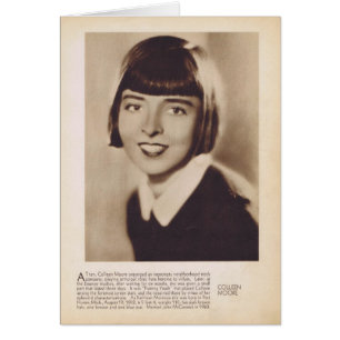 Colleen Moore silent movie actress portrait