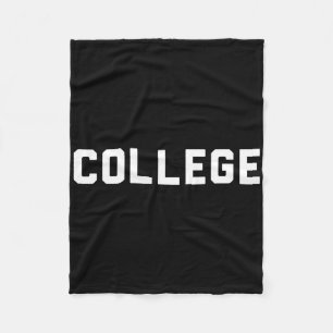College' 80s Party House Movie Clic College Fleece Blanket