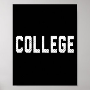 'College' 80s Party House Movie College 1 Poster
