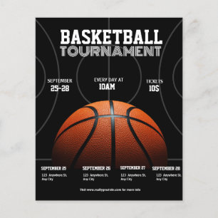  College Basketball Tournament, Basketball Sport  Flyer