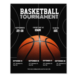  College Basketball Tournament, Basketball Sport  Photo Print