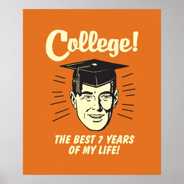 College: Best 7 Years Of My Life Poster (Front)