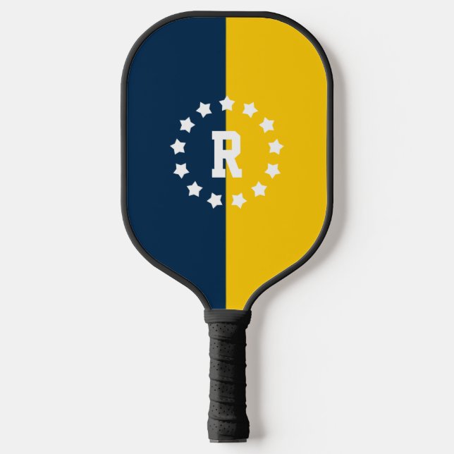 College Colors Signature  Pickleball Paddle (Front)